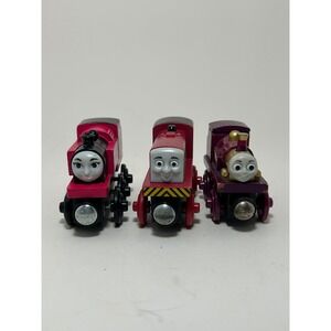Thomas & Friends Wooden Railway Lady Ashima Den Magnetic Toy Train Lot of 3